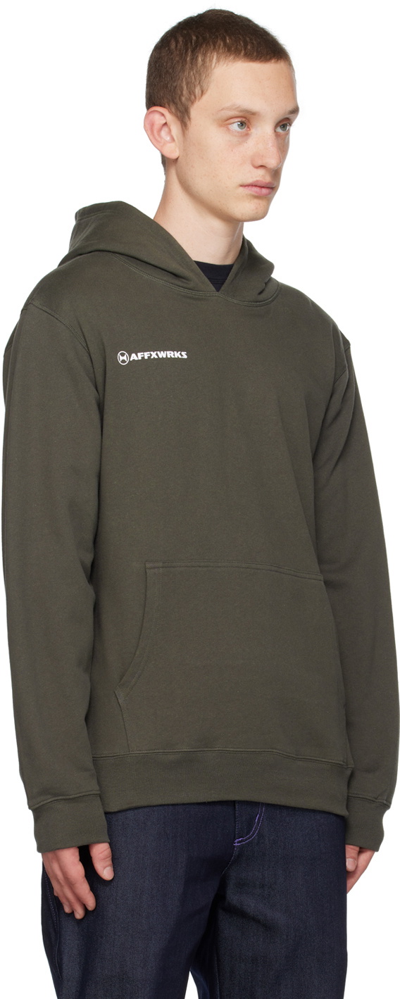 AFFXWRKS Gray Printed Hoodie