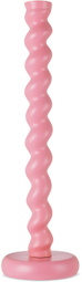 POLSPOTTEN Pink Twister XL Candle Holder