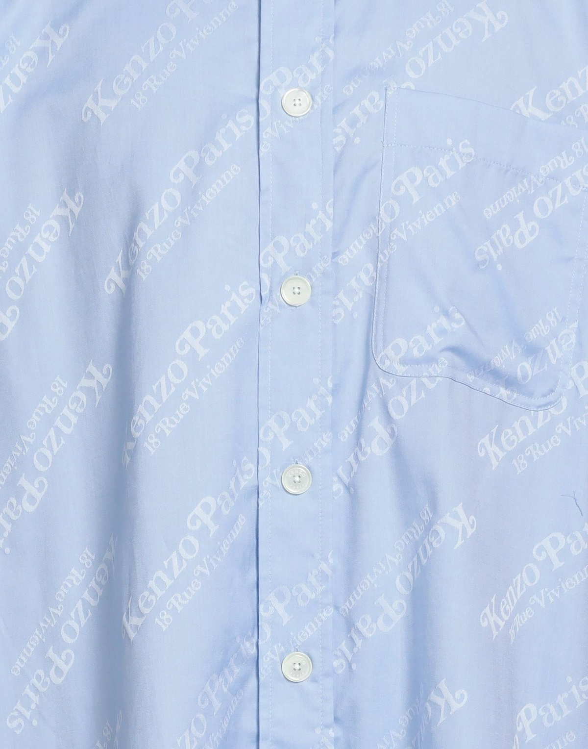 Kenzo Mens Shirt Sky in Blue
