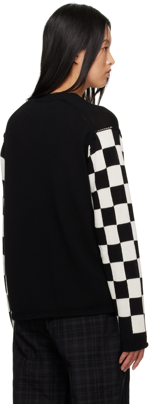 tao Black Jacquard Sweater