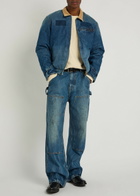 Cherry Los Angeles Sun Faded Washed Denim Jacket