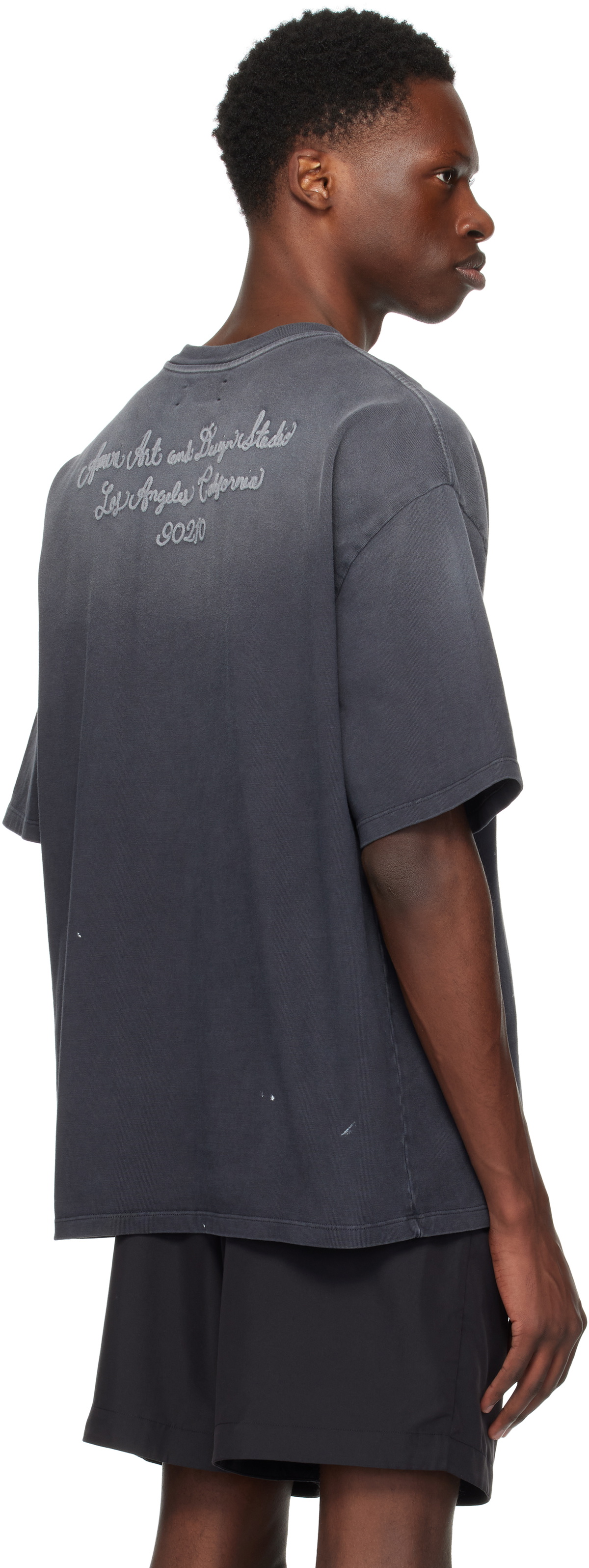 AMIRI☆Design Studio Amiri T-shirt AMIRI Gray 'AMIRI Design Studio' T-shirt Amiri