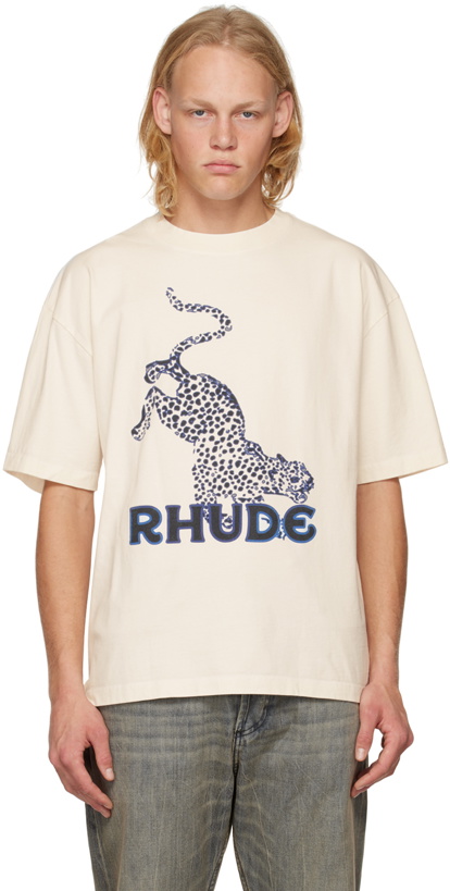 Photo: Rhude Off-White Graphic T-Shirt