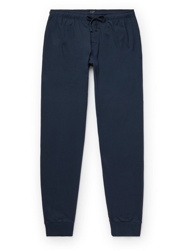 Photo: SCHIESSER - Cotton-Jersey Pyjama Trousers - Blue - S