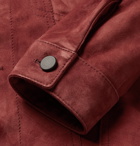 Valstar - Suede Trucker Jacket - Brick