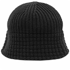 Flagstuff Men's Knitted Bucket Hat in Black
