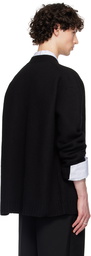 Jil Sander Black Oversized Cardigan