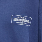 Neighborhood Men's Long Sleeve Sulfer Dyeing T-Shirt in Navy