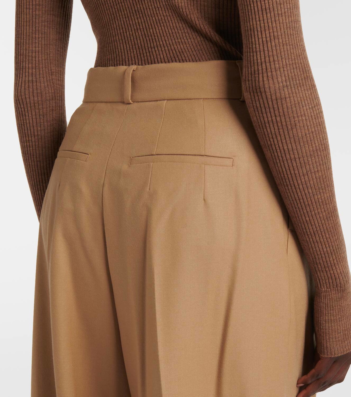 Sportmax Kiens12 wool-blend wide-leg pants Sportmax