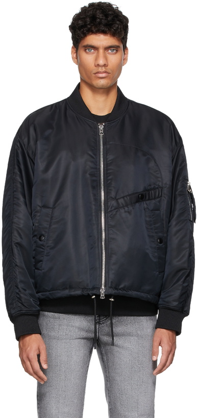 Photo: Solid Homme Black MA-1 Bomber Jacket