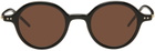 YUICHI TOYAMA. SSENSE Exclusive Black Janome Sunglasses