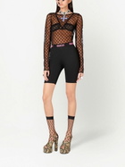 Gucci Black GG Star Tulle Top