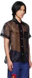 Sky High Farm Workwear Black Constellation Shirt