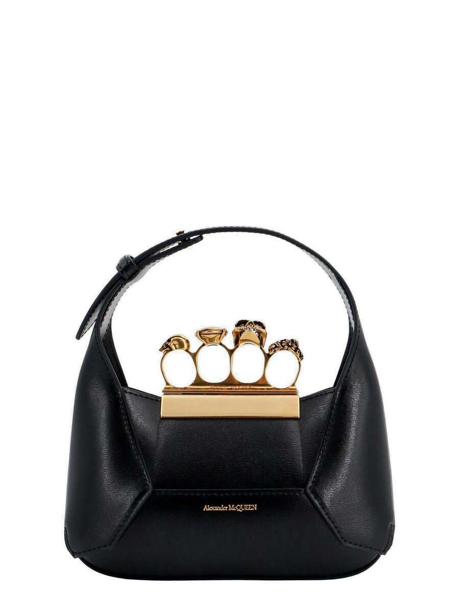 ALEXANDER MCQUEEN - The Bow Straw Large Tote