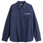 Human Made Men's Dog Overalls Work Shirt in Navy