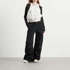 Rick Owens DRKSHDW Women's Cyclops Gimp Sleeveless Hoodie in Milk Wash