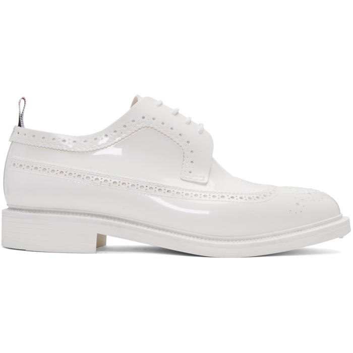 Photo: Thom Browne White Rubber Classic Longwing Brogues