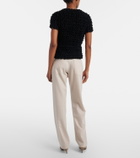 Khaite Callum wool and cashmere straight pants