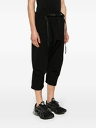ACRONYM Black Belted Cropped Trousers