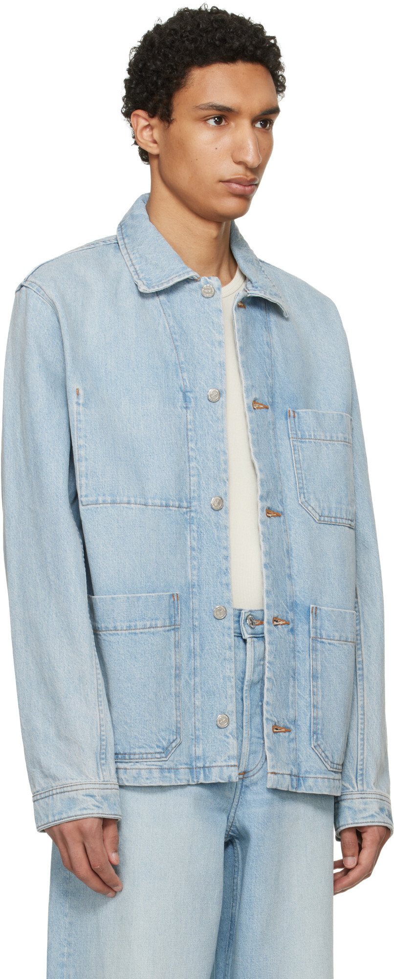 A.P.C. Blue New Rodney Denim Jacket
