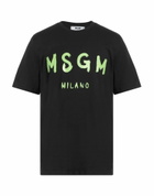 Msgm Mens T-shirt in Black