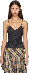 Collina Strada Black Sunray Camisole