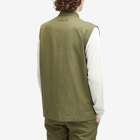 Maharishi Men's Hemp Utility Vest in Olive