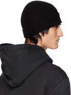AMIRI Black MA Beanie