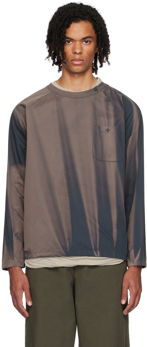 トップス jiyongKim Sun-Bleached Shirt Sun-Bleached Raw Edge Shirt in Off-White – SVRN