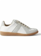 Maison Margiela - Replica Leather and Suede Sneakers - White