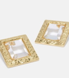 Rebecca Vallance 18kt gold-plated earrings