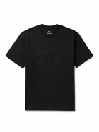 Nike - NSW Air Logo-Print Cotton-Jersey T-Shirt - Black