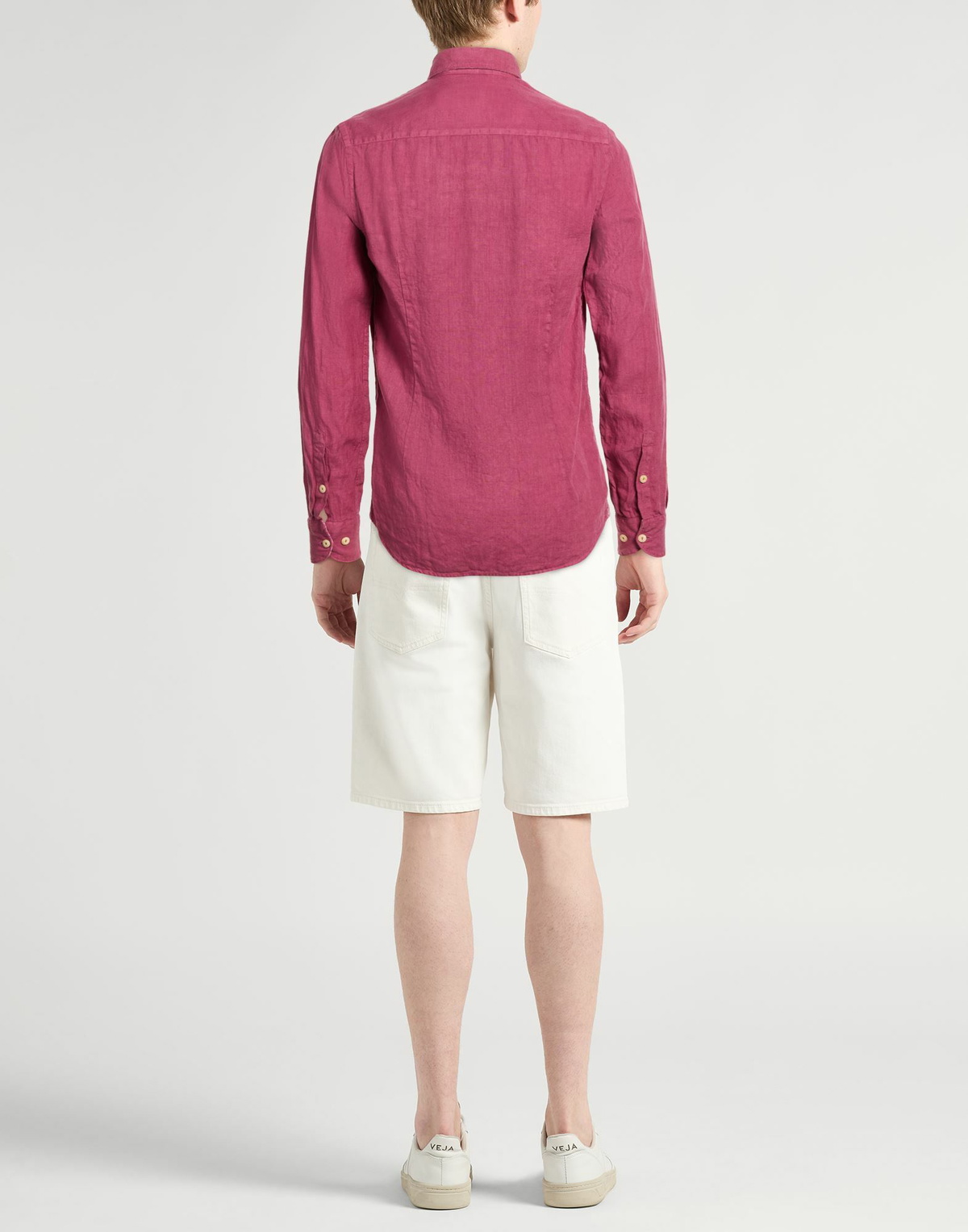 Drumohr Mens Shirt in Mauve