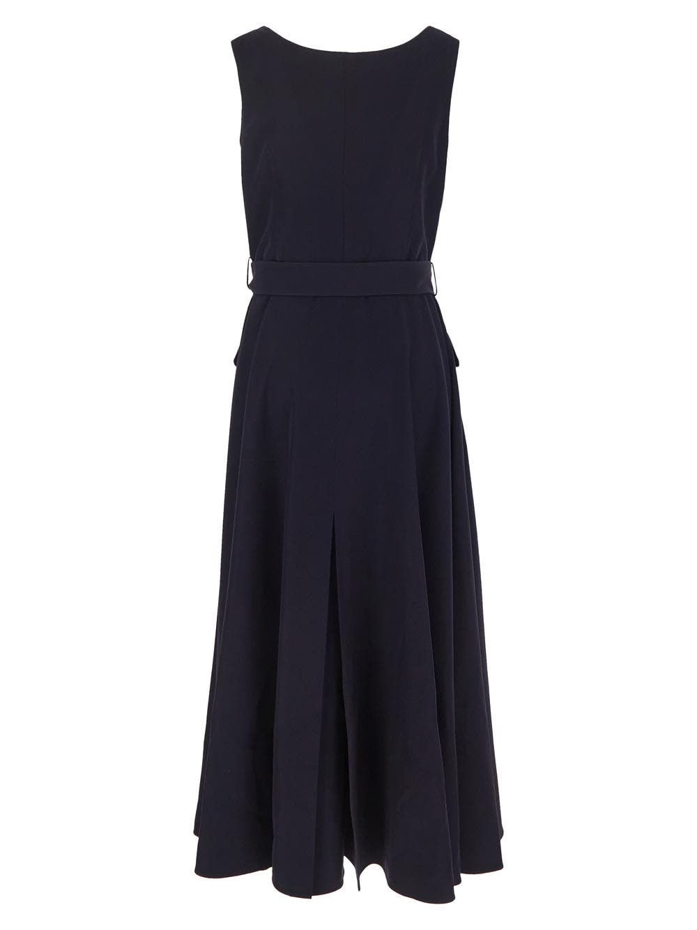 【Alexander McQueen】★flared midi dress Alexander McQueen off-shoulder Flared Midi Dress | Black