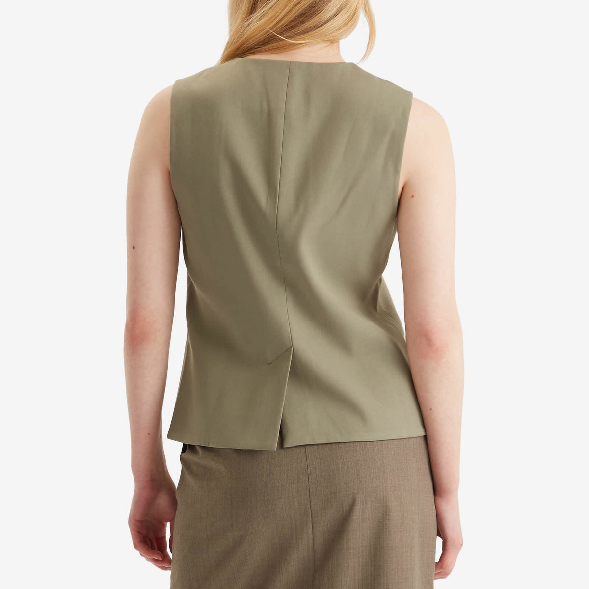 Samsøe Samsøe Women's Saruma Tailored Vest in Vetiver