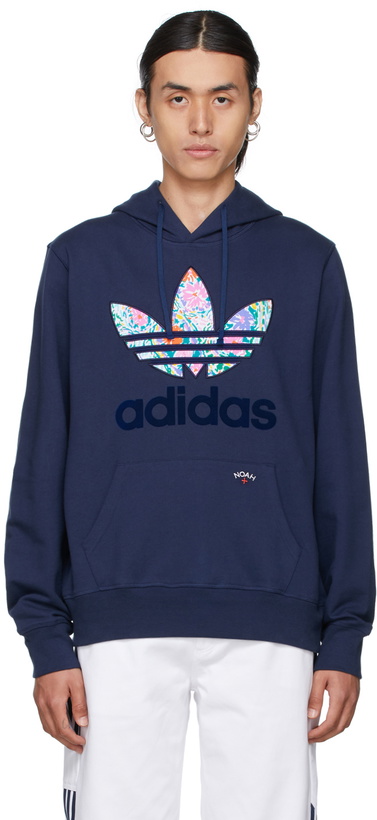 Photo: Noah Navy adidas Originals Edition Floral Hoodie