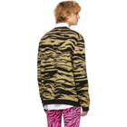 Gucci Black and Gold Jacquard Tiger Sweater