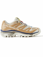 Salomon - XT-4 OG Rubber-Trimmed Mesh Running Sneakers - Neutrals