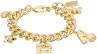 Marc Jacobs Gold 'The Mini Icon Charm' Bracelet