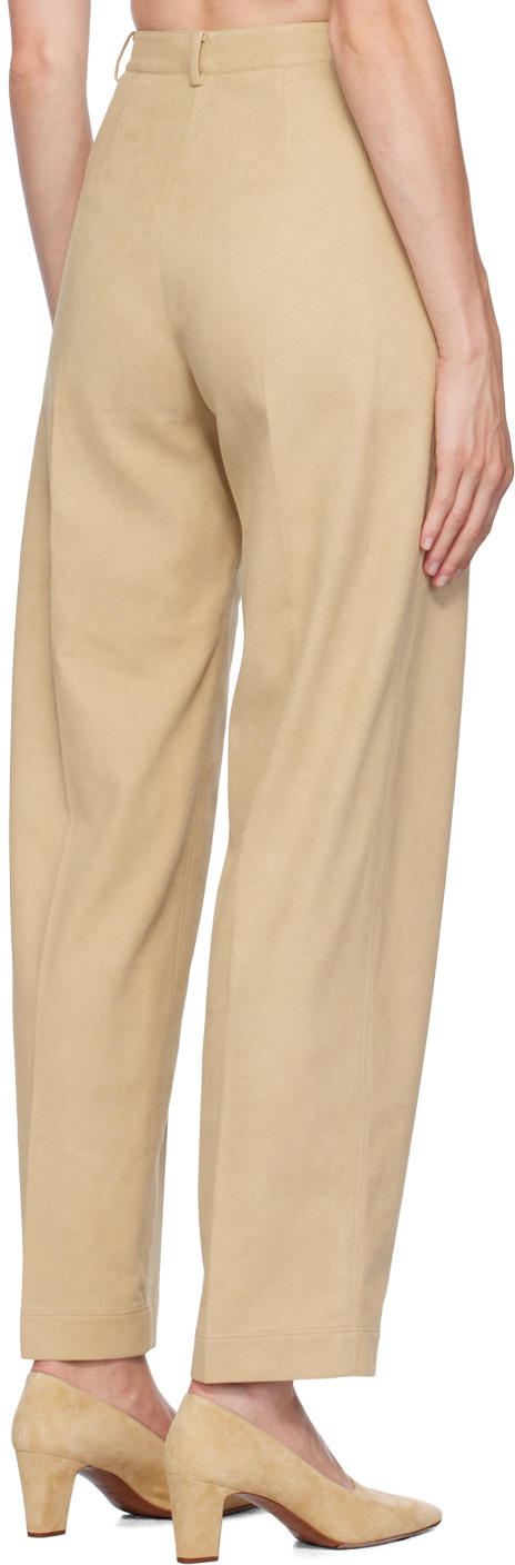 GIA STUDIOS Beige Cocoon Trousers