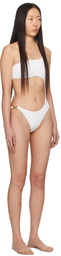 Versace Underwear White Medusa Plaque One-Piece