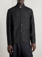 Kardo - Somesh Checked Cotton Blazer - Black