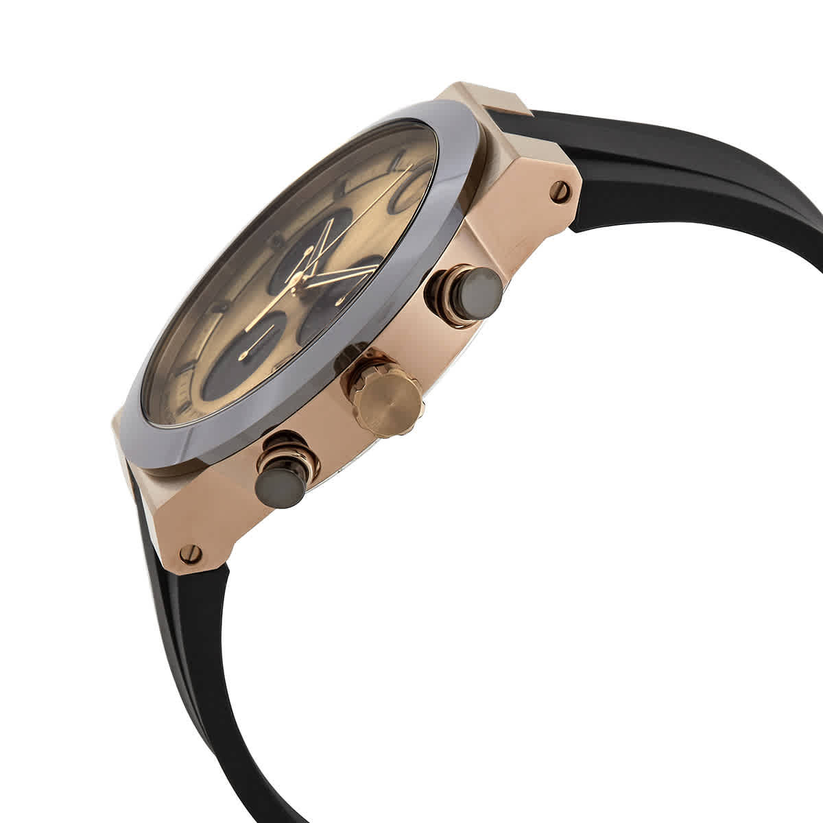 Movado Bold Fusion Chronograph Bronze Dial Quartz Mens Watch 3600854