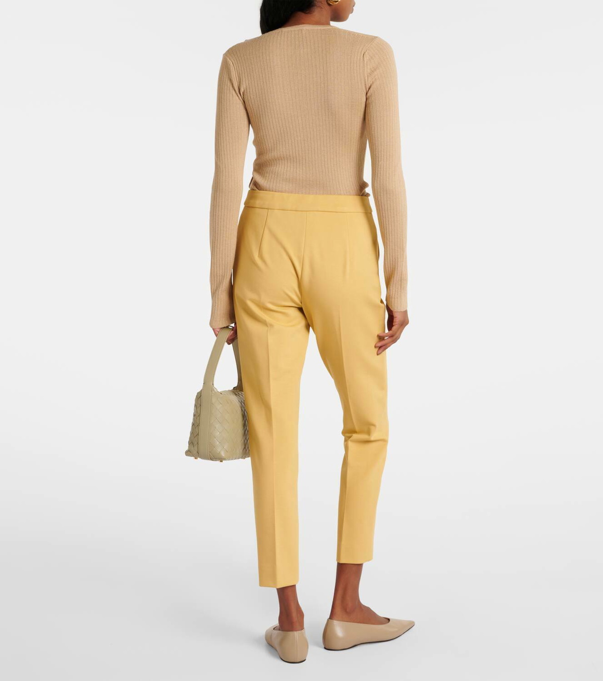 Max Mara Pegno cropped jersey slim pants Max Mara Max Mara Pegno cropped jersey slim pants Max Mara