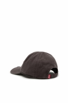 Diesel Distressed baseball cap with embroidered patch - Caps Mens in Grey
