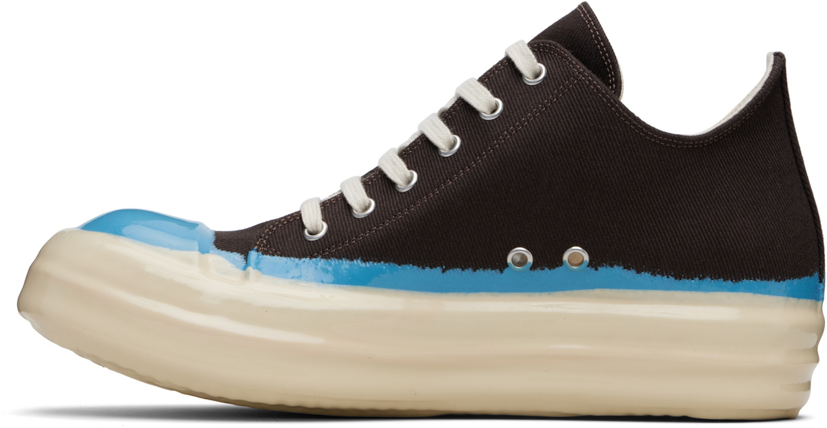 Rick Owens DRKSHDW Brown Concordians Low Sneakers