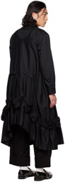 Simone Rocha SSENSE Exclusive Black Gathered Ribbon Dress