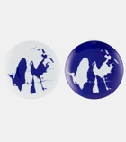 Cassina x Ginori 1735 Neige set of 2 dessert plates