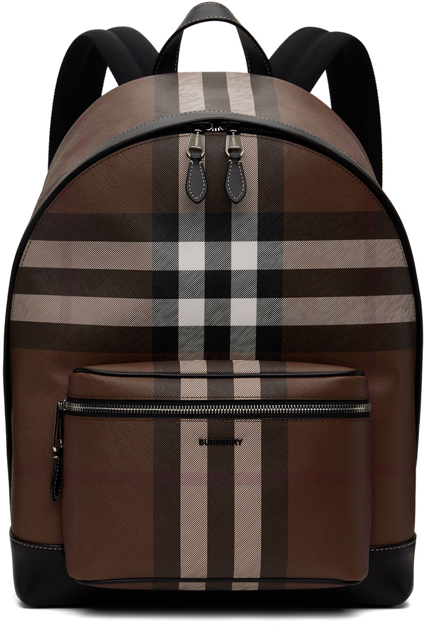Photo: Burberry Brown Check Backpack