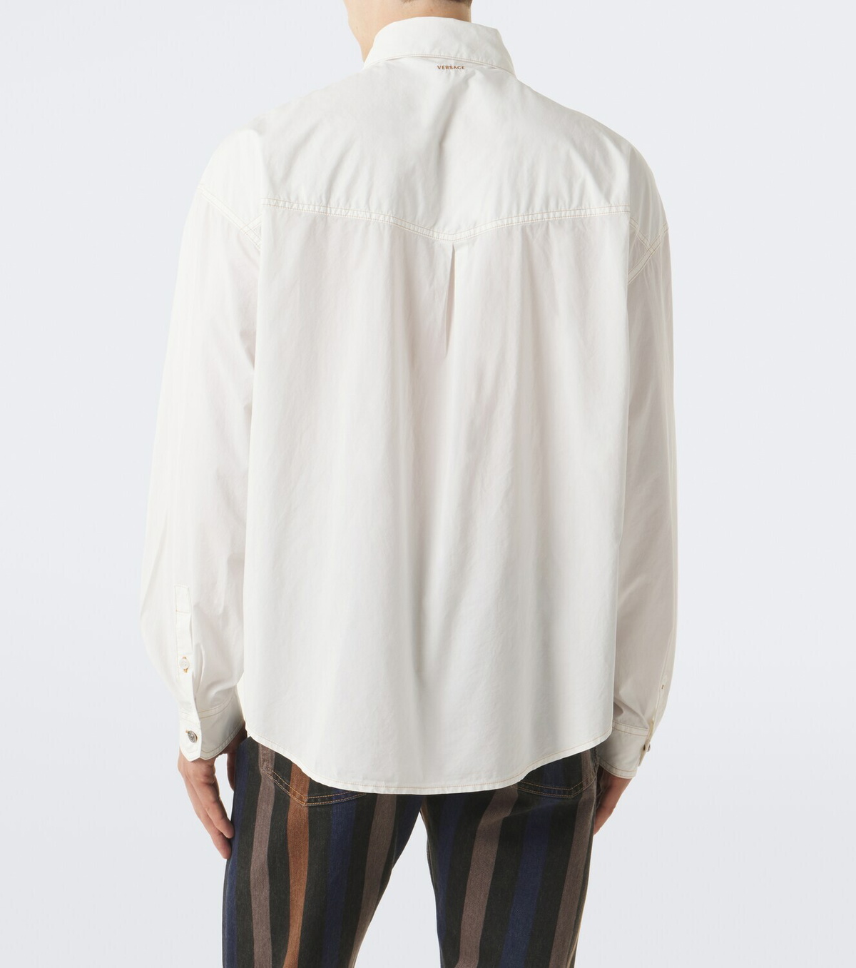 Versace Medusa denim overshirt